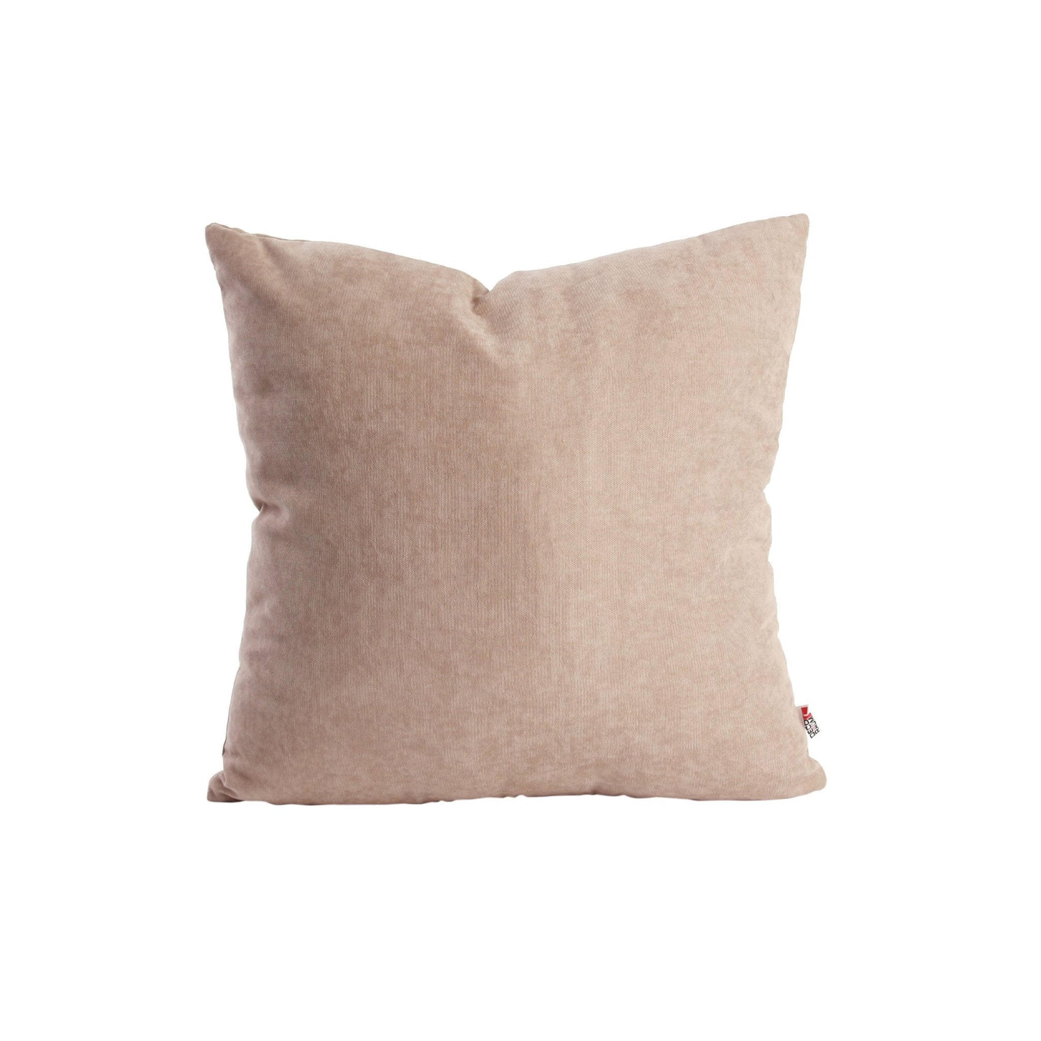 DEKOKISSEN Uni Cappuccino 45x45 cm mit Füllung - Braun, Textil (45/45cm) - Deco-Raum