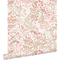 TAPETE Feldblumen 50 x 900 cm - Pink, Papier (50/900cm) - ESTAhome