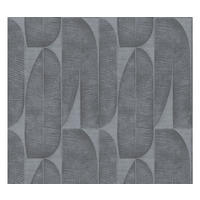 VLIESTAPETE Schwarz 53/1005 cm - Schwarz, Textil (53/1cm) - KUNSTLOFT