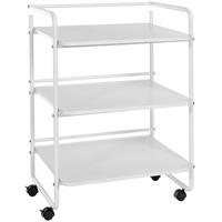 SERVIERWAGEN Metall Weiß - Weiß, Metall (61/82/51cm) - CLP