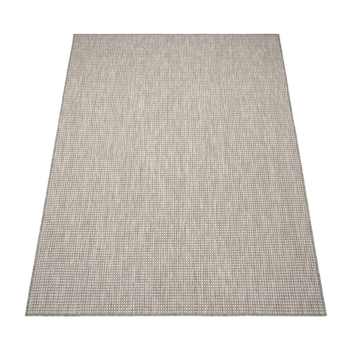 OUTDOOR Teppich Natur Balkon, Terrasse schmutzabweisend Grau Läufer 60x100 - Grau, Textil (60/100cm) - KADIMA DESIGN