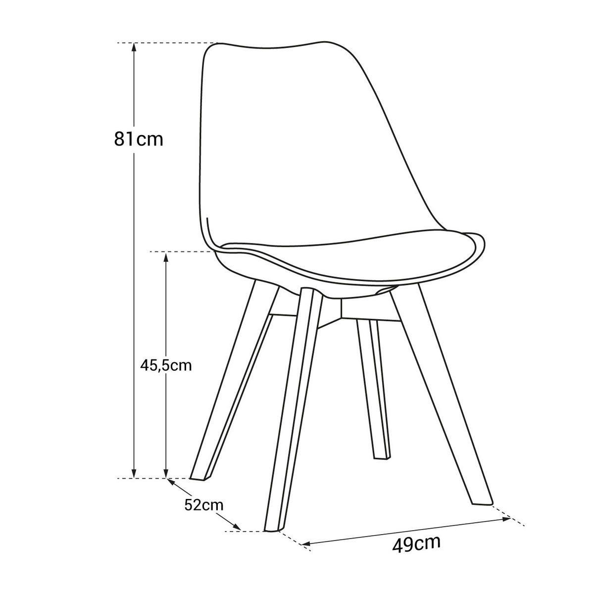 STÜHLE Nora Blau 2er-Set - Blau, Kunststoff (49/81/52cm) - Happy Garden