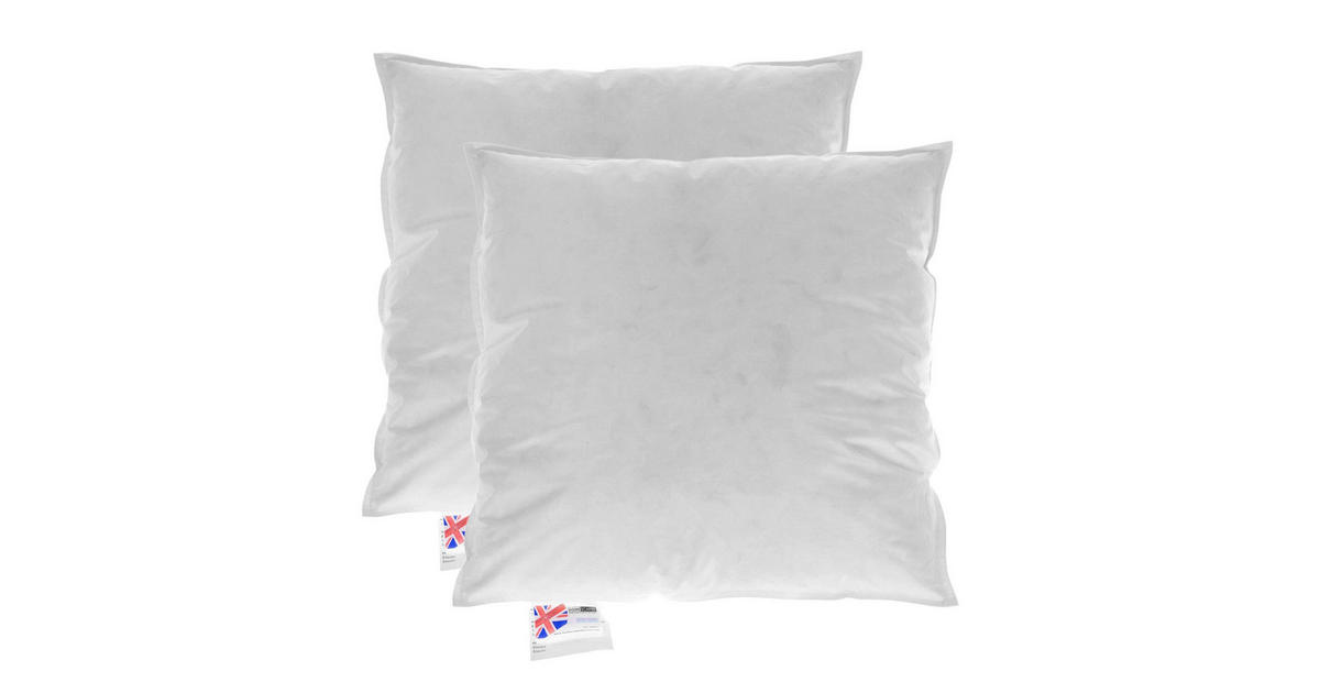 Homescapes FÜLLKISSEN 2er-Set – 30/30 cm, Gänsefedern & Daunen jetzt nur online ➤