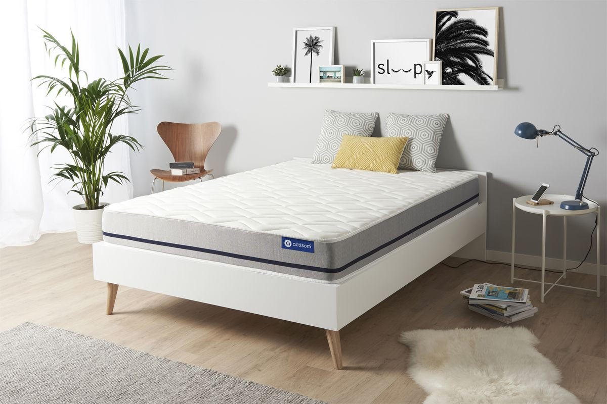 MATRATZE Actimemo soft Memory-Schaum 160 x 200 cm h2 - Weiß, Textil (160/200cm) - ACTISOM