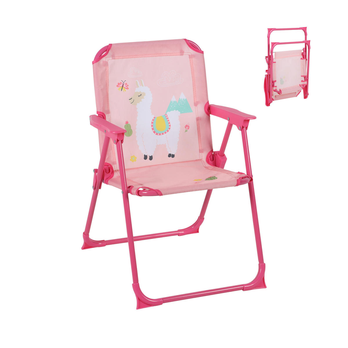 OTROŠKI klopčni stol - večbarvno, kovina/tekstil (36/51.5/37.5cm) - Relaxdays