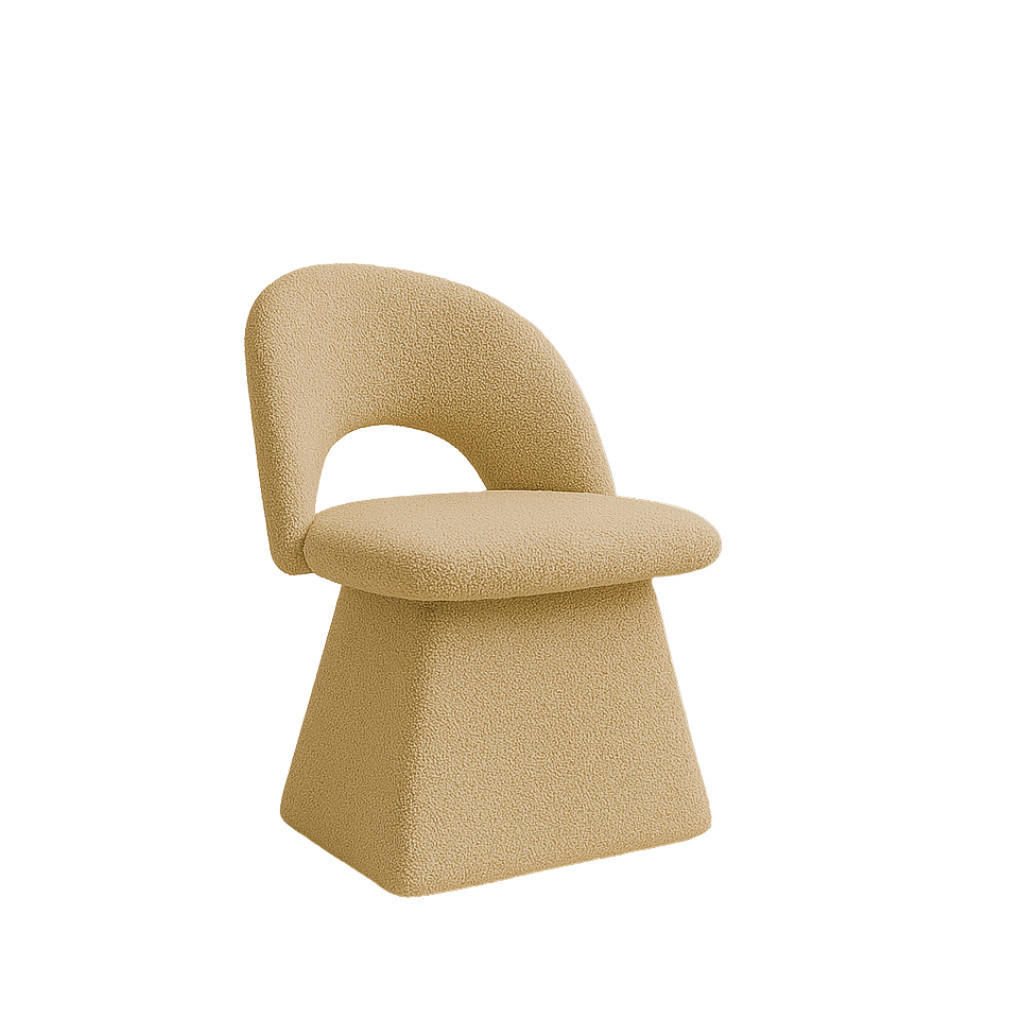 STUHL Abisso Mils Stoff Catch Me Kein Drehgelenk Beige - Beige, Holz (52/79/57cm) - Kaiser Möbel