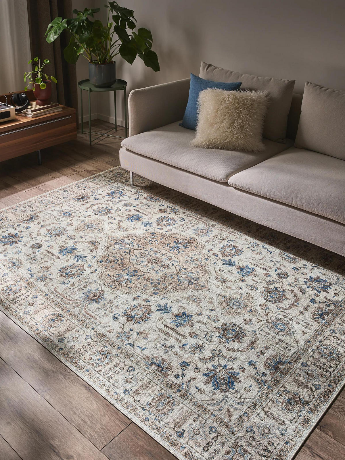 TEPPICH Laury Beige 120x170 cm - Beige, Textil (120/170cm) - benuta Pop