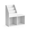 BÜCHERREGAL Luigi Weiß 72 x 79 cm - Weiß, Holzwerkstoff (72/79/30.9cm) - Vicco