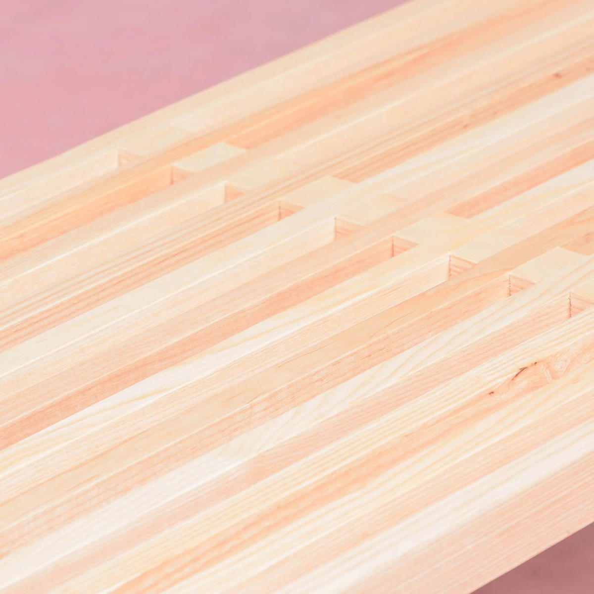 BANK Rechteckig Eschefarben 41/152/36 cm - Eschefarben, Holz (152/36/41cm) - Nest Dream