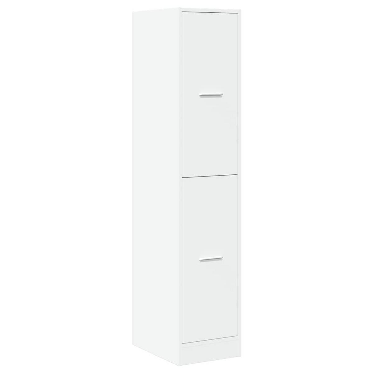 APOTHEKERSCHRANK Weiss 30/41/144,5 Cm Holzwerkstoff - Weiß, Holzwerkstoff (41/144.5/30cm) - vidaXL