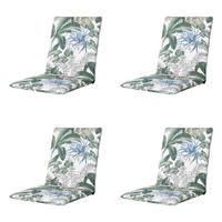 GARTENSTUHLKISSEN Bliss 97/49 cm 4er-Set - Blau, Textil (49/6/97cm) - Madison