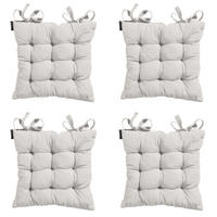 SITZKISSEN Neapel 46/46 cm 4er-Set - Beige, Textil (46/8/46cm) - Madison