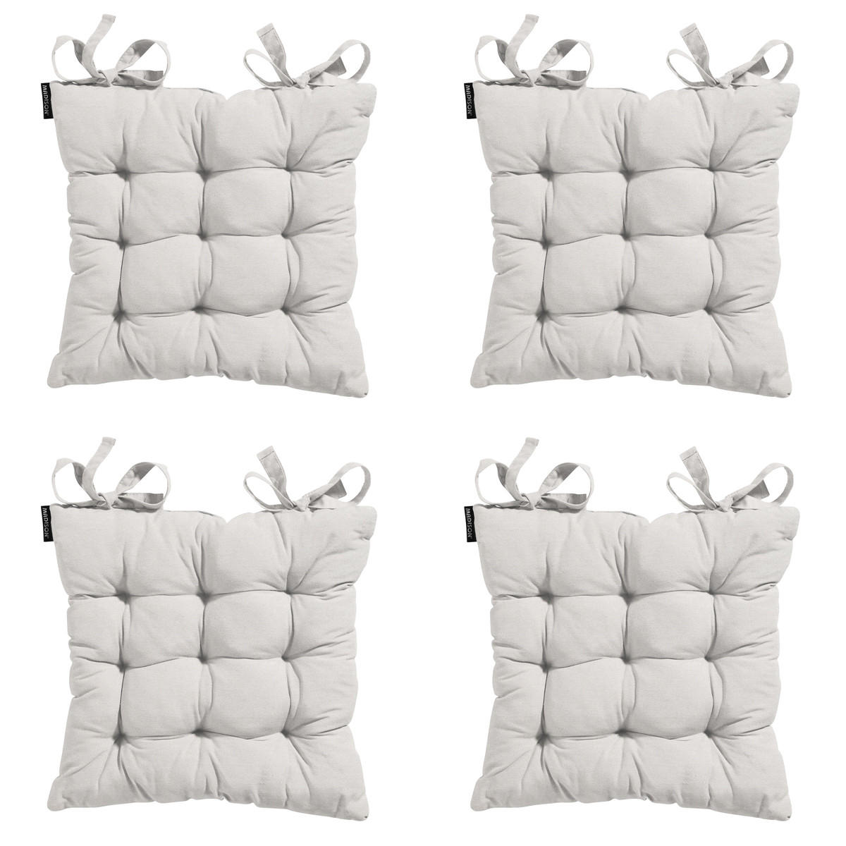 SITZKISSEN Neapel 46/46 cm 4er-Set - Beige, Textil (46/8/46cm) - Madison