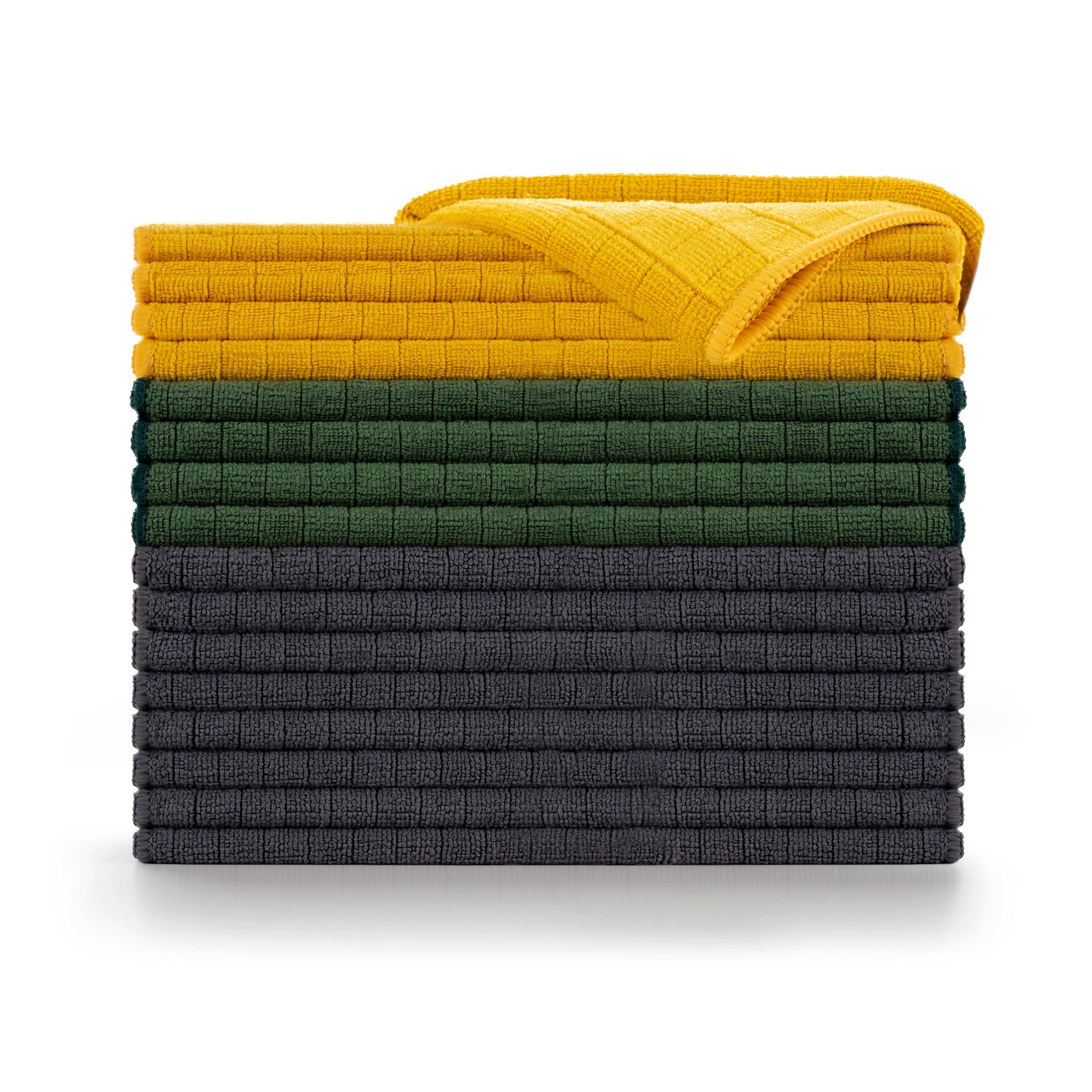 MIKROFASERTÜCHER Lyskraft 16er-Set, 30x40 cm, Multicolor - Multicolor, Textil (30/40cm) - Blumtal