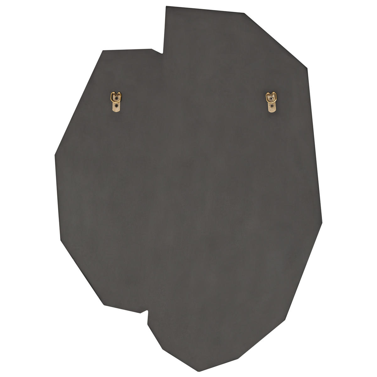 WANDSPIEGEL 62/80 cm Roségold Troyon - Roségold/Schwarz, Glas (62/80/2cm) - Beliani