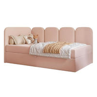 KINDERBETT modern DREAMY rosa 100x200 - Rosa, Holzwerkstoff - Compleo24