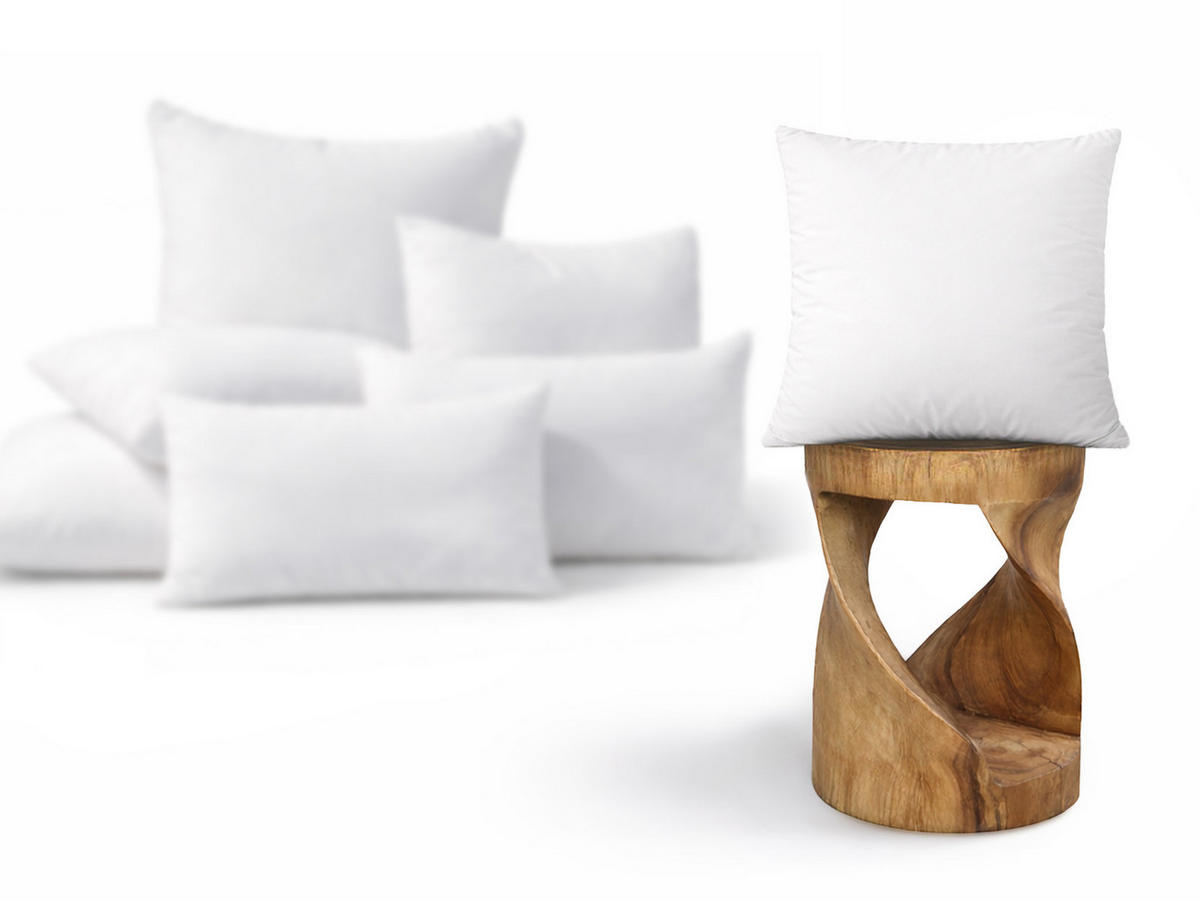 DAUNENKISSEN PublikSoft 50/50 cm - Weiß, Naturmaterialien/Textil (50/50cm) - beties Heimtextil