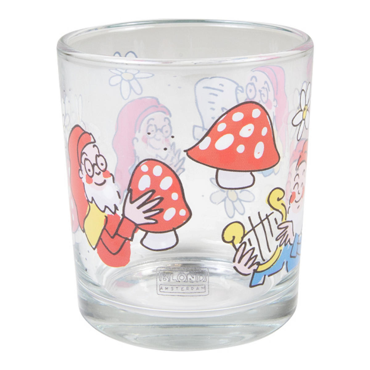 SAFTGLAS Efteling Heinzelmännchen in Bunt - 200 ml - Multicolor, Glas (0.2L) - Blond Amsterdam