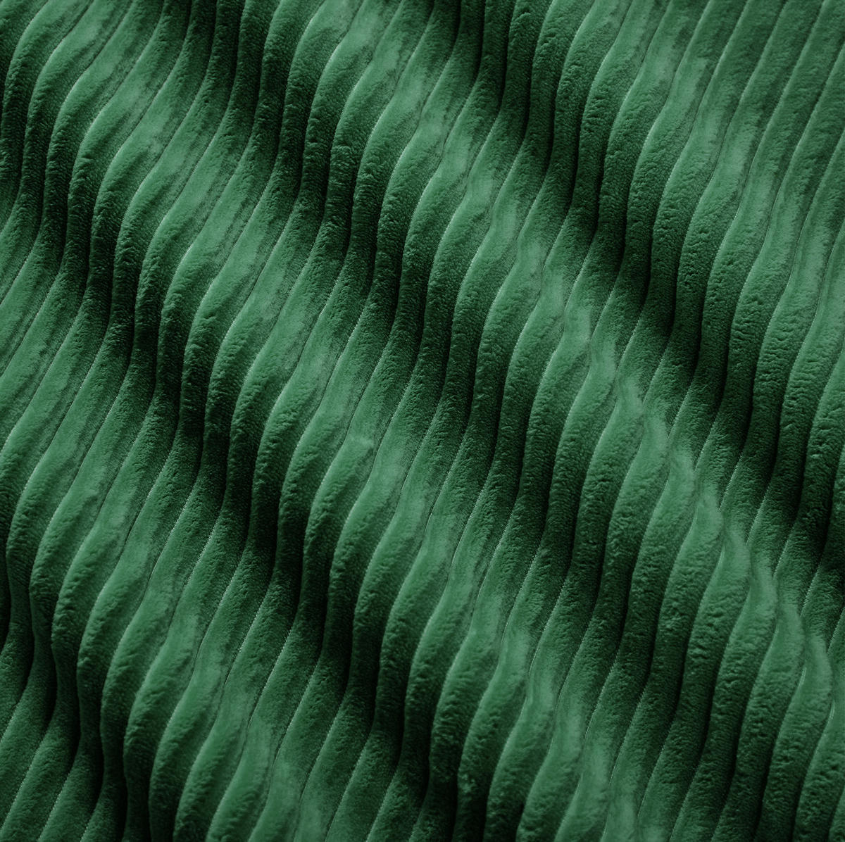 SOFA modular mit Tiefsitz 74 cm Cord Green 3-tlg. - Grün, Kunststoff (177/69/204.1cm) - Meubliv