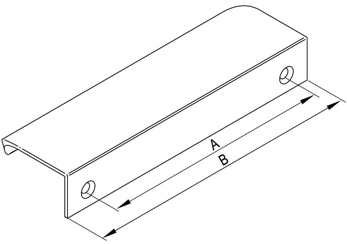 GRIFFLEISTE BA 480mm, Küchengriff Lentis, Möbelgriff Schublade, Tür - Goldfarben, Metall (4/1.8/50cm) - Livingpoint24