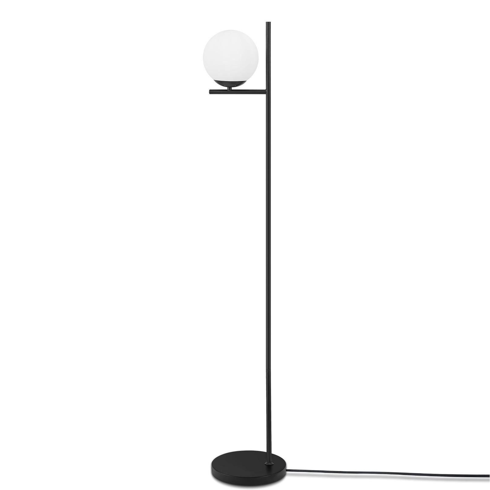 STEHLEUCHTE Dortmund 25/20/150 cm - Schwarz, Metall (32/25/166cm) - Nettlife