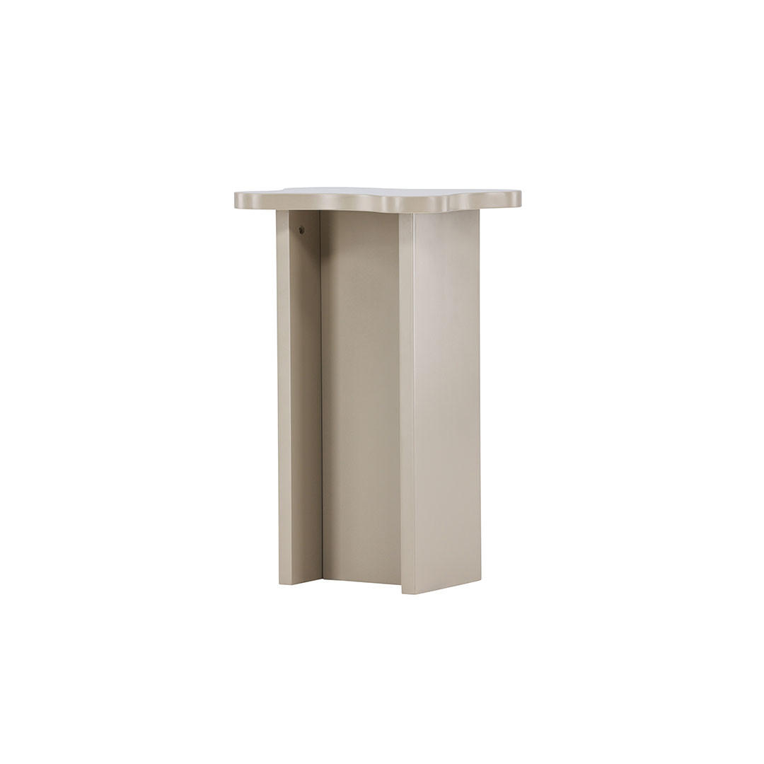 ECKTISCH, Molde, Beige, MDF, 30 x 42 x 62 cm - Beige, Holzwerkstoff (42/30/62cm) - ebuy24