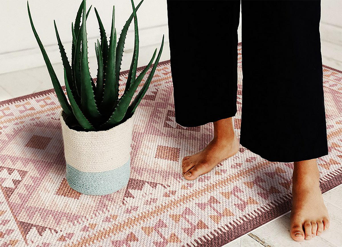 VINYL-TEPPICH 210x140 cm Braun - Braun, Kunststoff (140/1.6cm) - ArtPrintCave