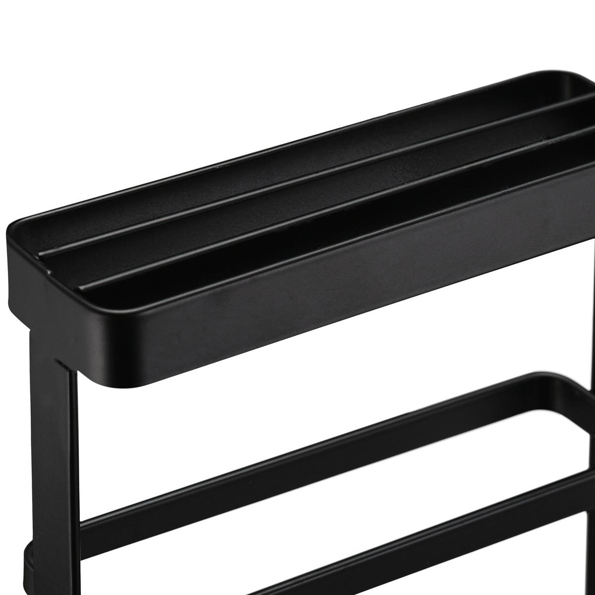 SCHNEIDEBRETTHALTER - Schwarz, Metall (12/21.5/14cm) - Relaxdays