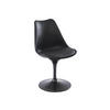 STUHL - Polypropylen, Kunstleder & Metall - Schwarz - XAFY - Schwarz, Kunststoff (56.5/82/49cm) - Vente-Unique
