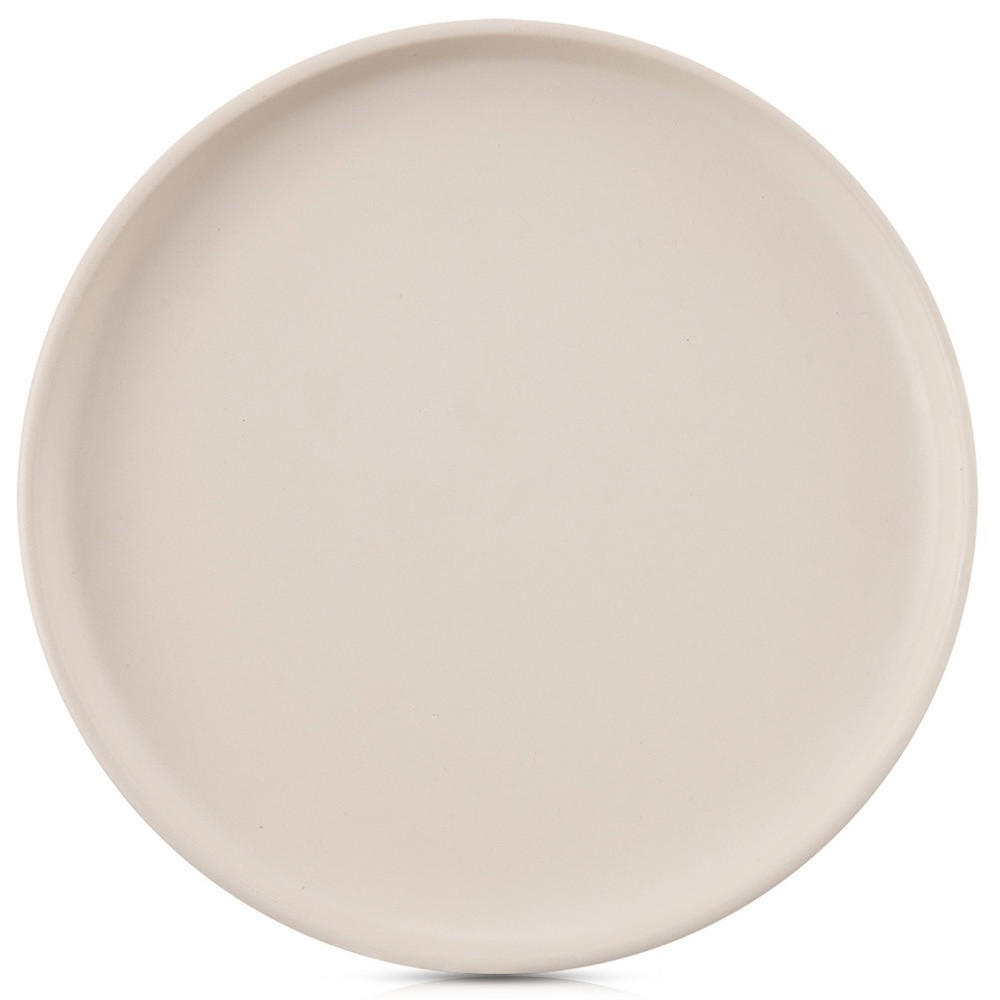 SPEISETELLER Skandi flach creme - Creme, Keramik (26.5/26.5/3cm) - Orion 