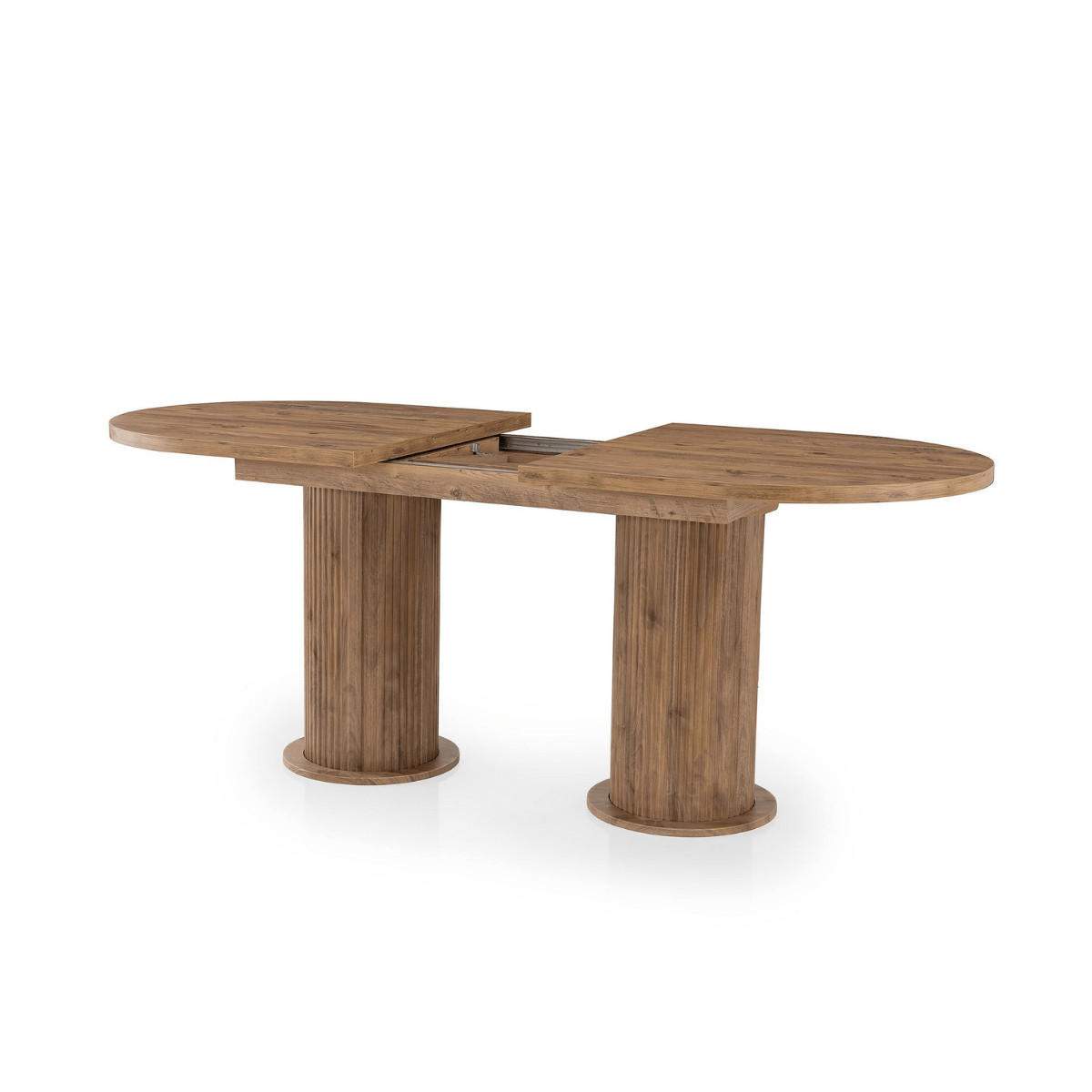 ESSTISCH ausziehbar von 180 bis 216 cm in Nussbaum-Dekor 180/90/77 cm - Nussbaumfarben, Holzwerkstoff (95/90/77cm) - Calicosy