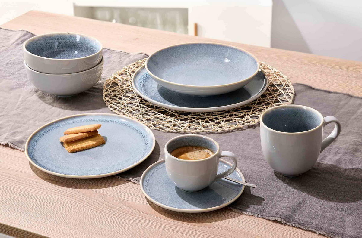 KAFFEEBECHER Skagen Stone grau 440 ml 6er Set - Grau, Keramik (0.44L) - Ritzenhoff Breker