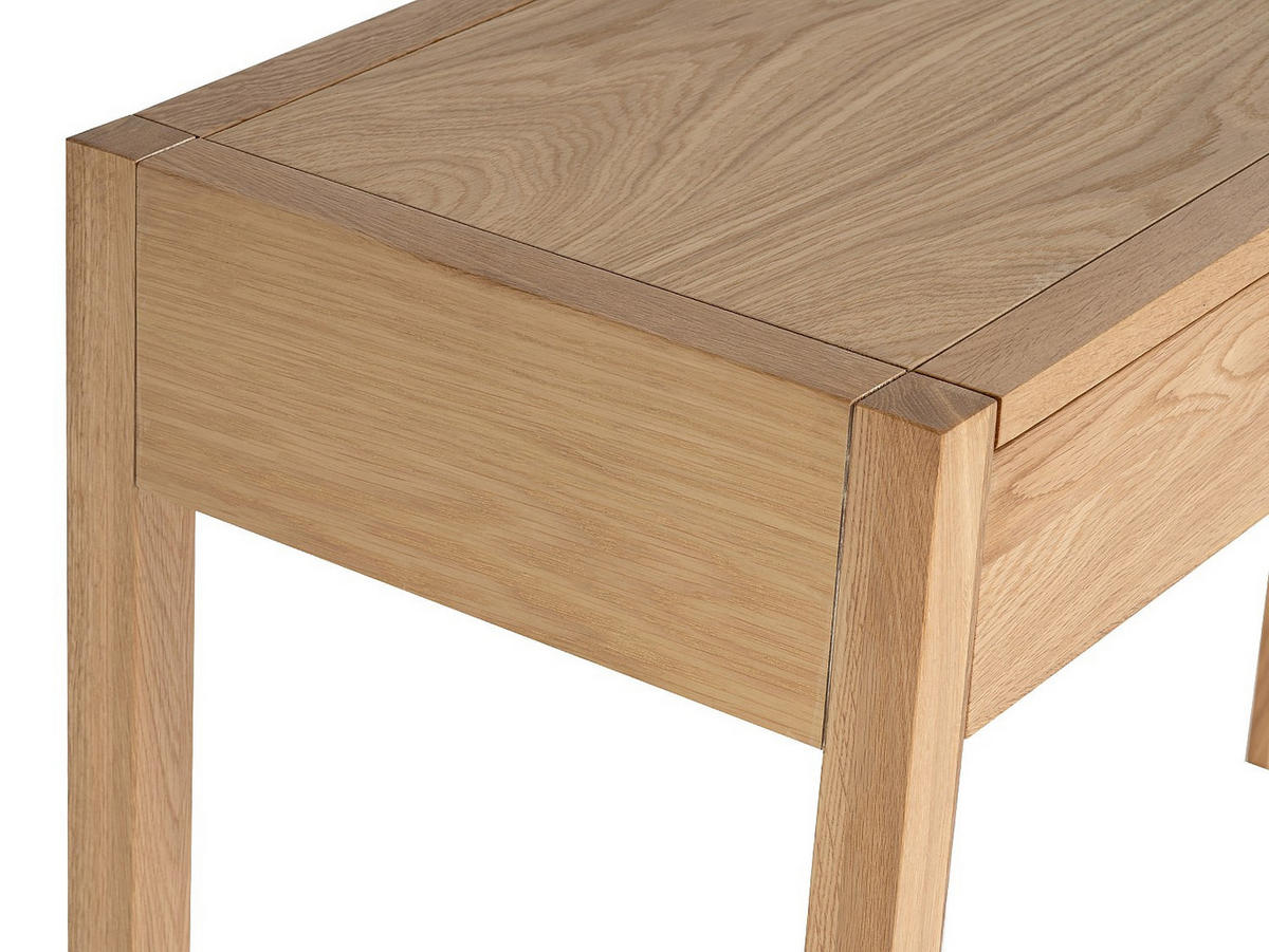 KONSOLENSCHREIBTISCH - 120 cm x 40 cm - holz - naturfarben hell Nelizar - Naturfarben, Holz (40/80/120cm) - Vente-Unique