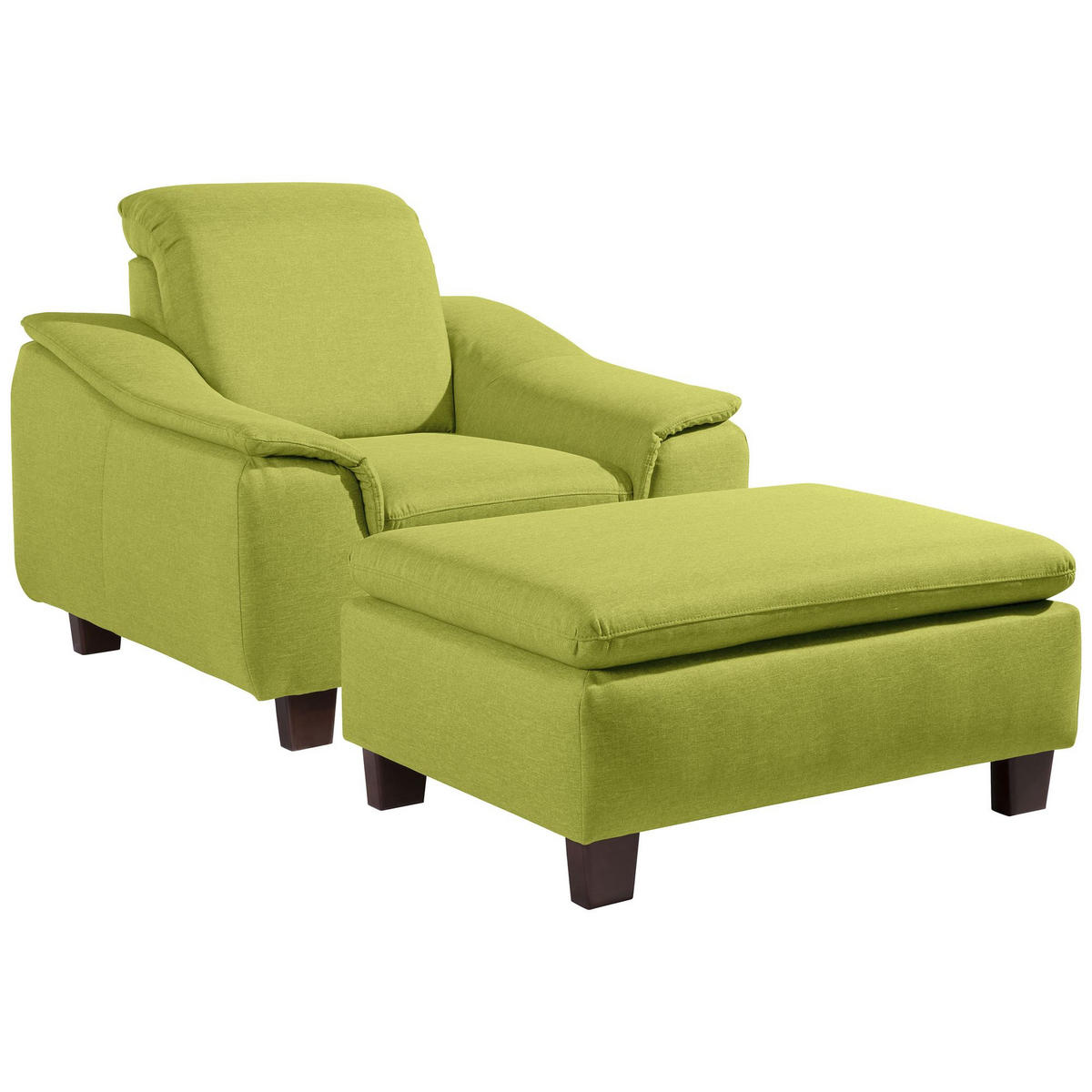 POLSTERSESSEL Kaylil Flachgewebe apfel - Apfelbaumfarben, Kunststoff (87/82/100cm) - 58aufmkessel