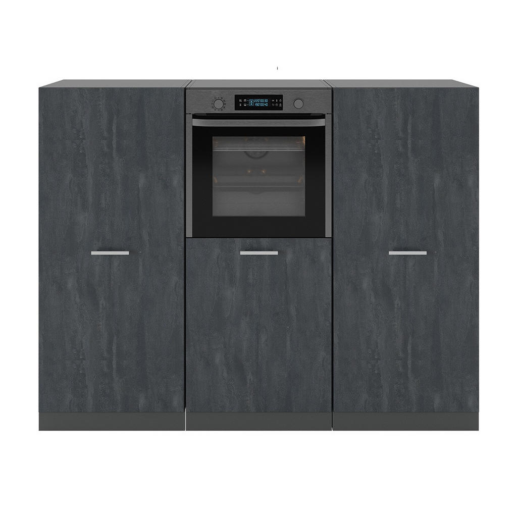 Vicco KUCHYŇSKÝ BLOK R-Line Černý beton/antracit 180 cm bez pracovní desky