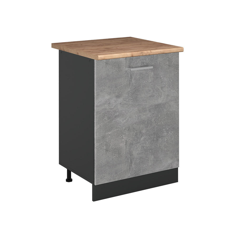 Vicco Küchenunterschrank Grau, Anthrazit 60x81.6x60 cm