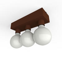 DECKENLEUCHTE - Dunkelbraun, Metall (10/30/7.5cm) - Lumicom