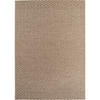 TEPPICH In-/Outdoor Flachgewebe Unidesign Polypropylen Terrasse Beige Läufer 80x150 - Beige, Textil (80/150cm) - KADIMA DESIGN