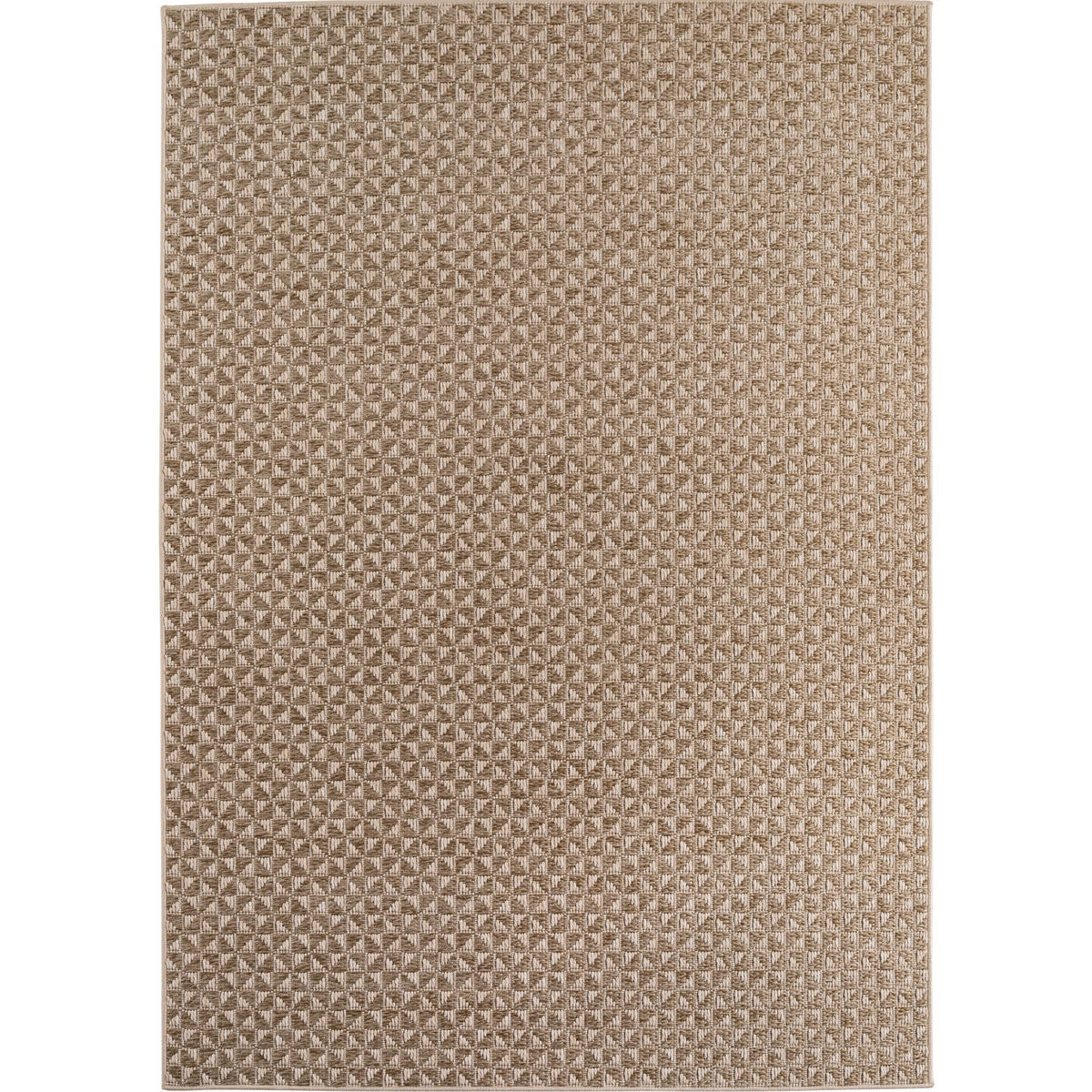 TEPPICH In-/Outdoor Flachgewebe Unidesign Polypropylen Terrasse Beige Rechteckig 240x340 - Beige, Textil (240/340cm) - KADIMA DESIGN