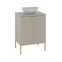 WASCHTISCH 60.6cm Daria Kaschmir - Beige, Holzwerkstoff (60.6/84.2/45.8cm) - Petits-meubles