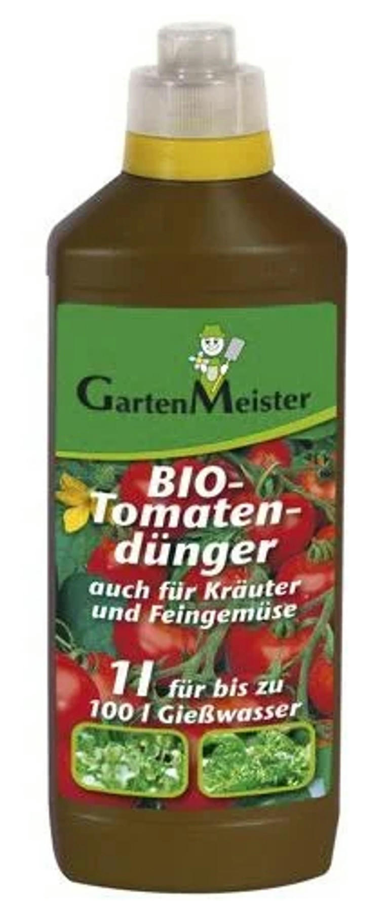 PFLANZENNÄHRUNG Bio, flüssig, 1 L, für Tomaten & Gemüse - Braun, Kunststoff (10/28/6.5cm) - Westfalia