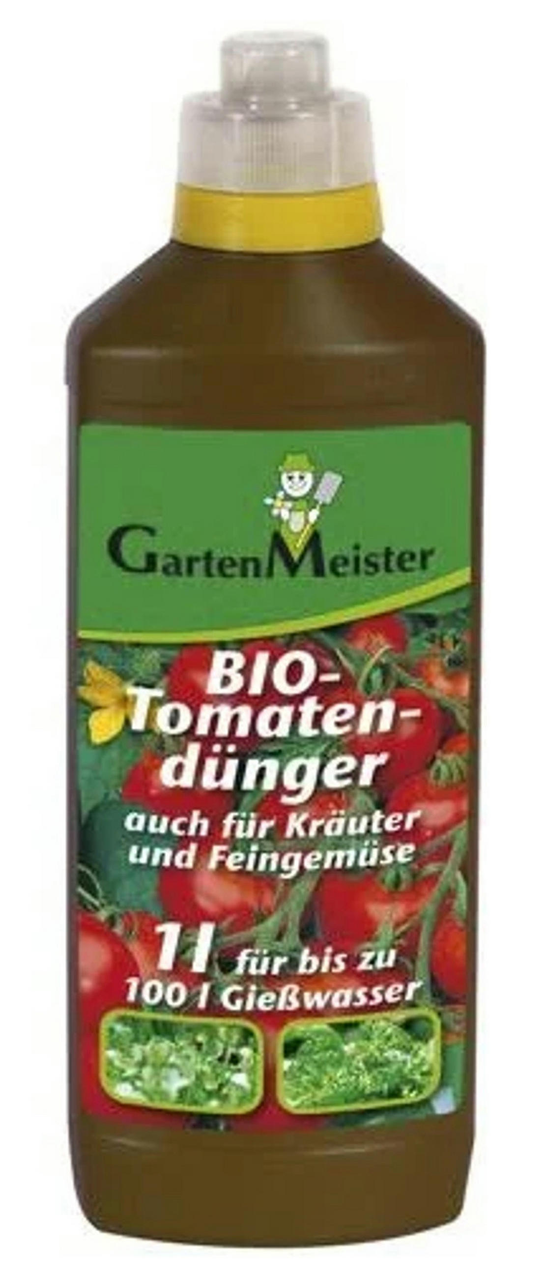 PFLANZENNÄHRUNG Bio, flüssig, 1 L, für Tomaten & Gemüse - Braun, Kunststoff (10/28/6.5cm) - Westfalia