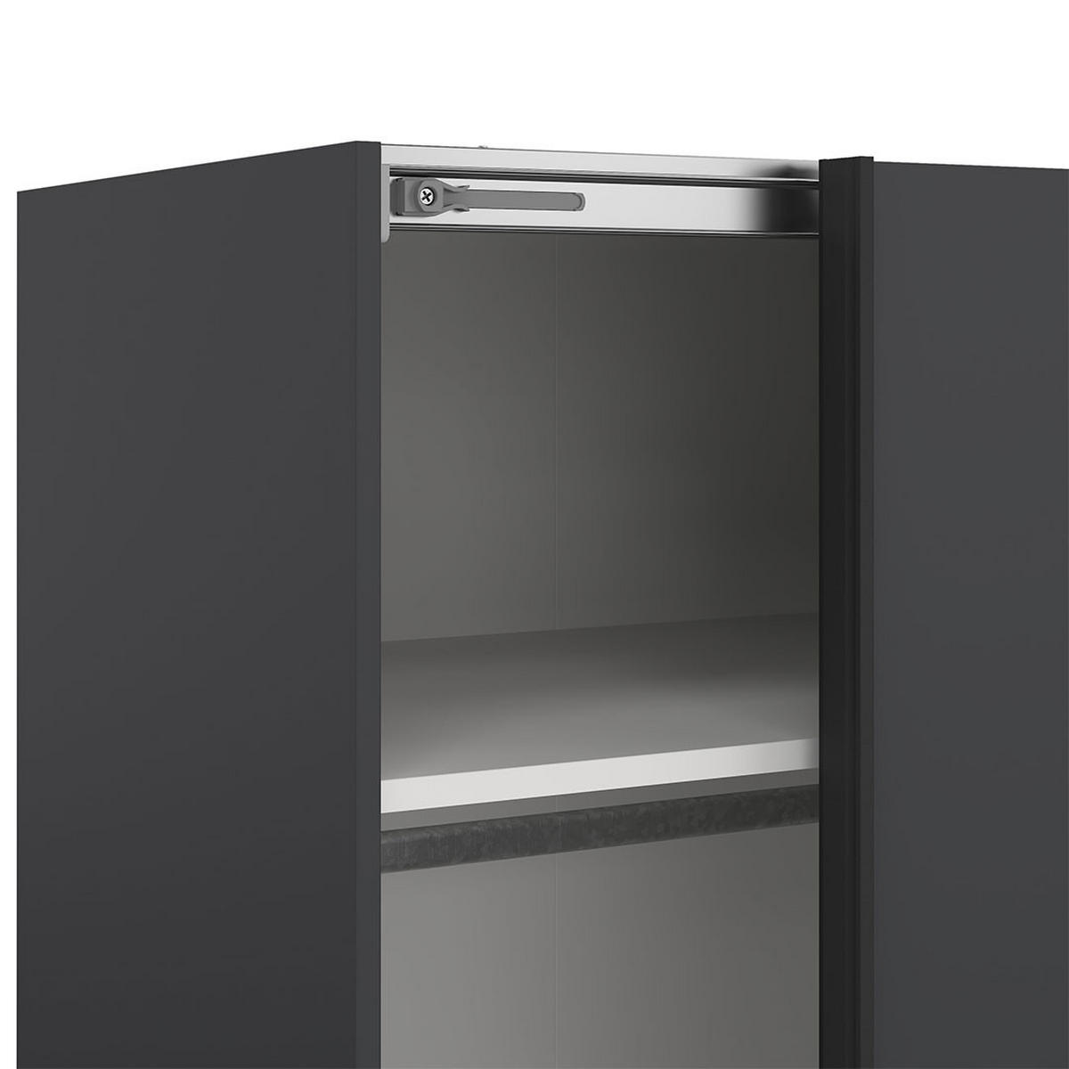 SCHIEBETÜRENSCHRANK, Como, Grau, Holzwerkstoff, 179 x 67 x 221 cm - Grau, Holzwerkstoff (179/221/67cm) - ebuy24