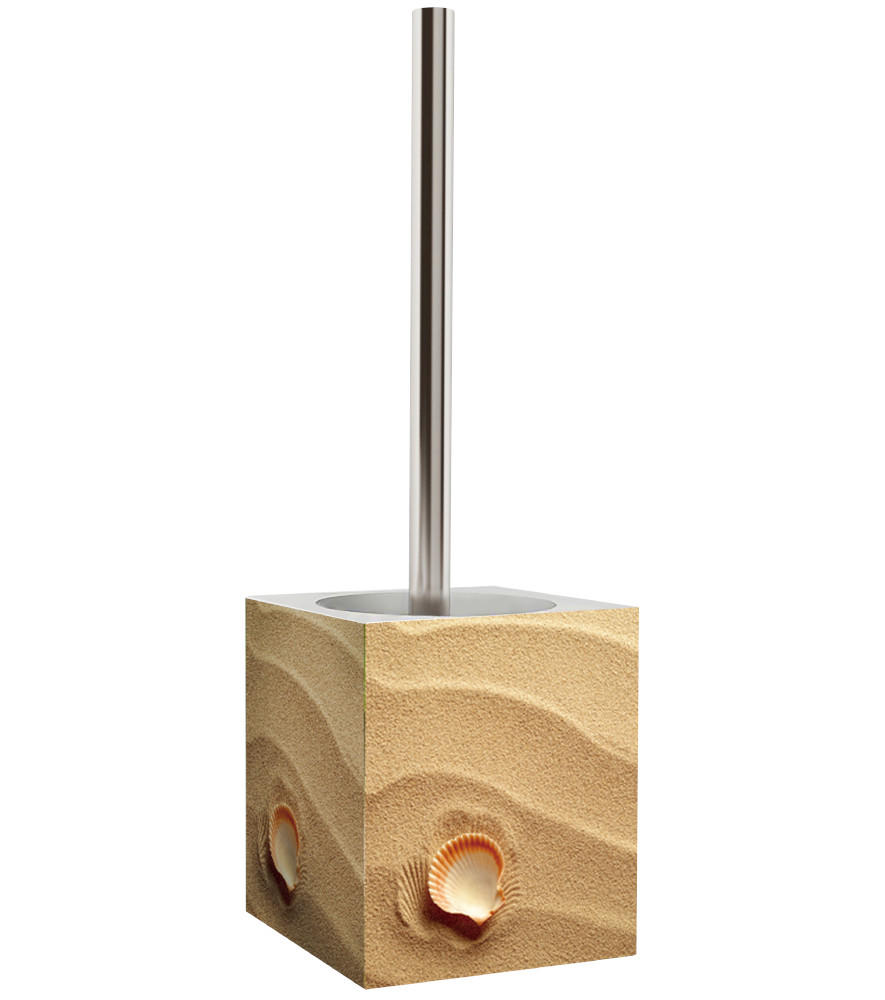 WC-BÜRSTE Clam - Beige/Creme, Kunststoff (10/37/10cm) - Sanilo