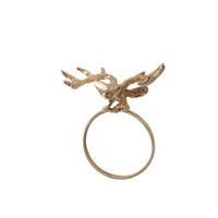 SERVIETTENRINGE Weihnachtsmotiv Bionto 4er-Set - Goldfarben, Metall (3/5.5/5.5cm) - Boltze Home