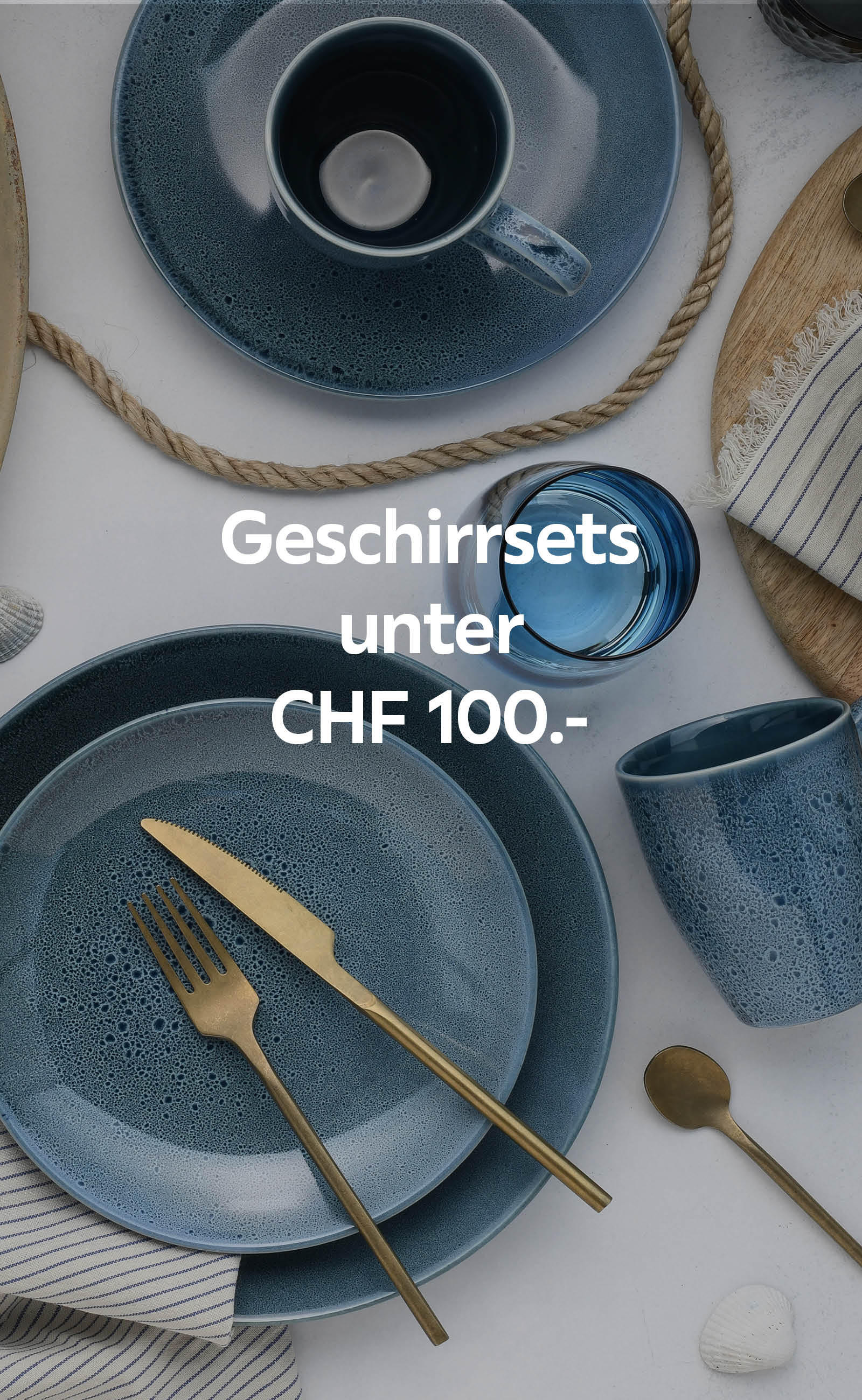 Geschirr-Sets unter CHF 100.–