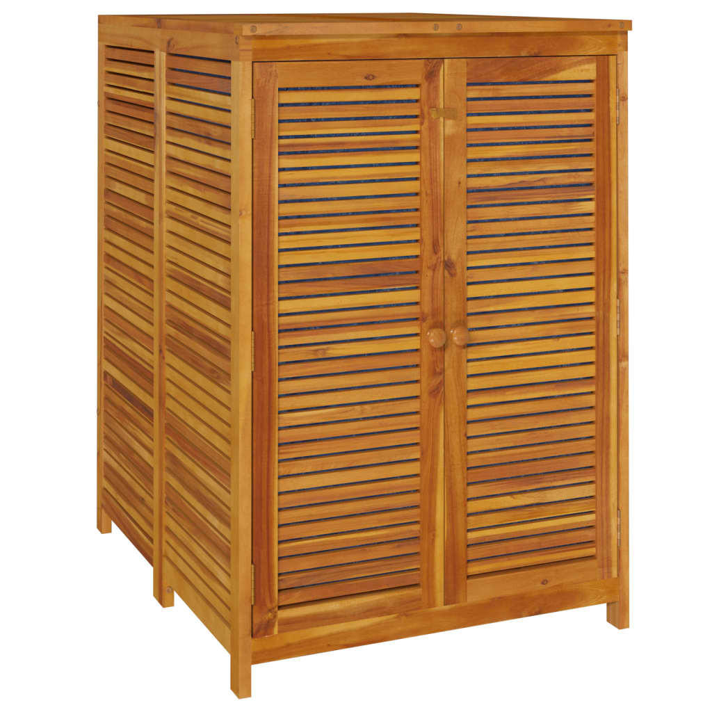 GARTENBOX 70x87x104 cm Massivholz Akazie - Braun, Holz (70/104/87cm) - furnicato