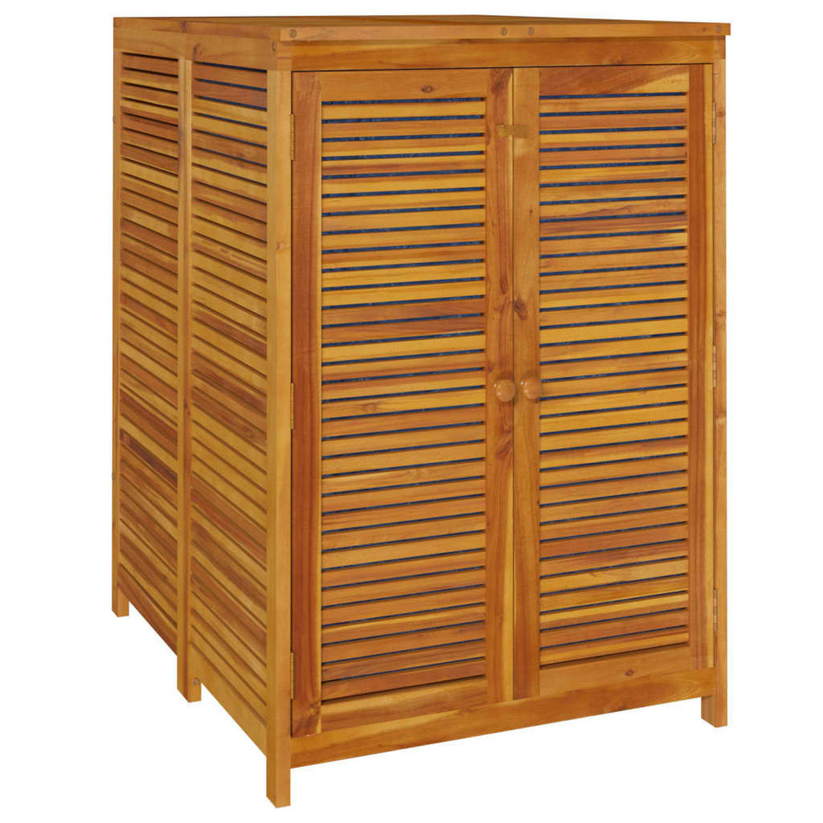 GARTENBOX 70x87x104 cm Massivholz Akazie - Braun, Holz (70/104/87cm) - furnicato