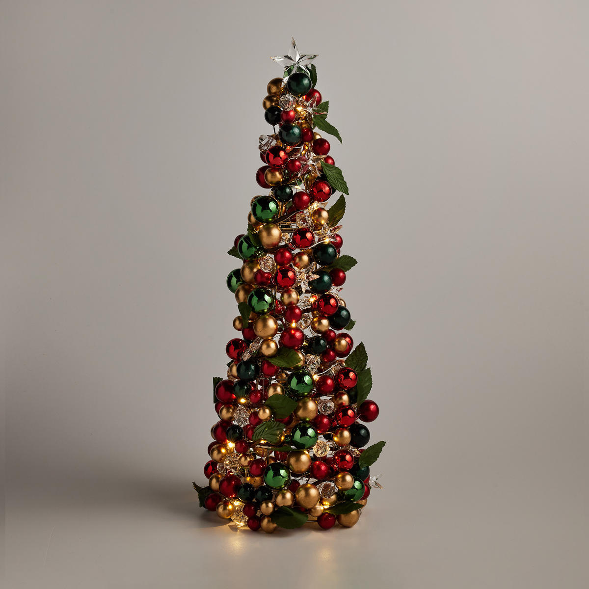 LED-MITTELSTÜCK Crimse, Rot, 50x18 cm, Dekorative Weihnachtsdeko - Rot, Kunststoff (18/50/18cm) - home&you