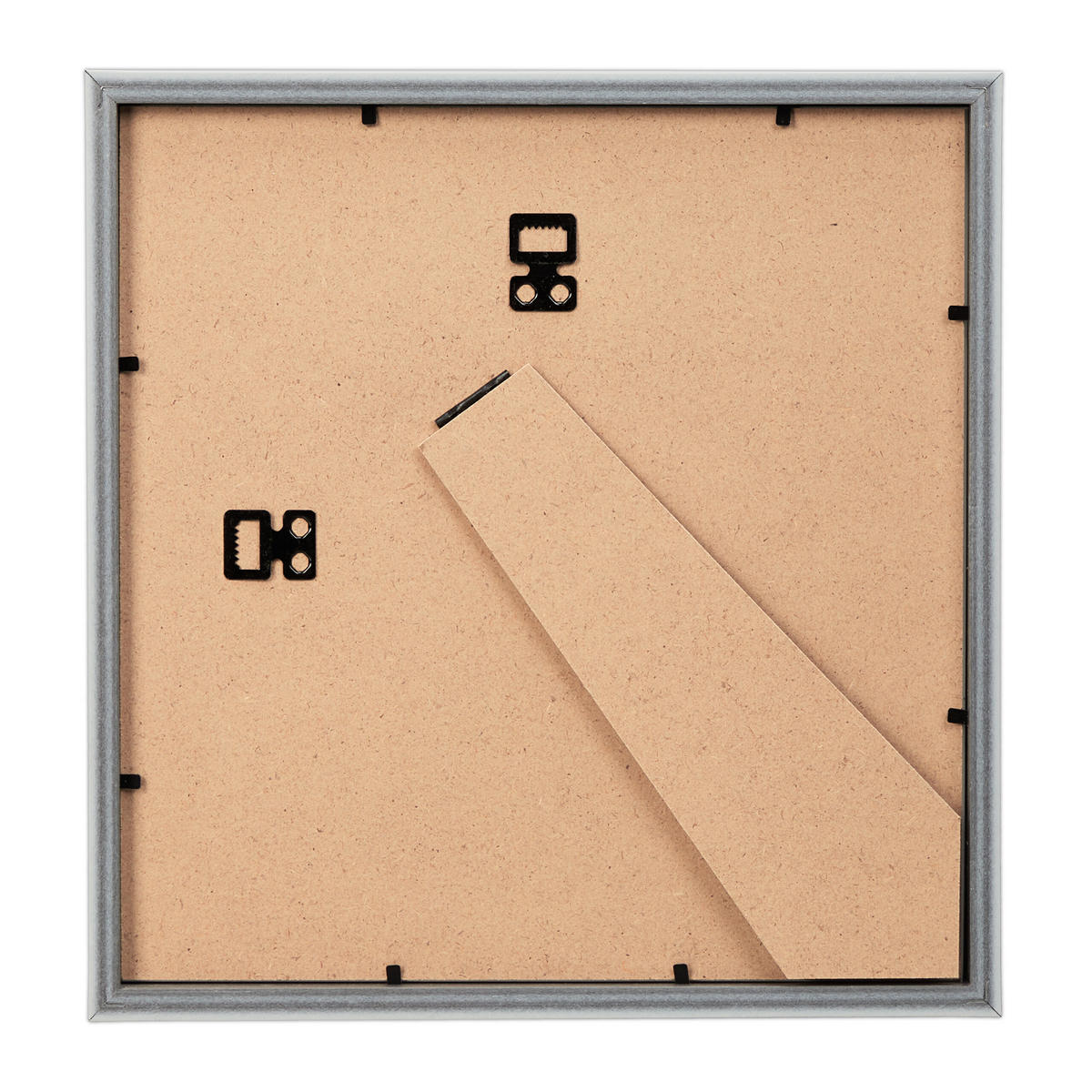 2XBILDERRAHMEN - Weiß, Glas/Kunststoff (27/27/2.5cm) - Relaxdays